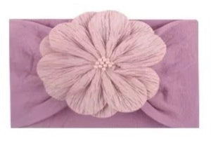 Stretchy flower headbands; 6 different colours