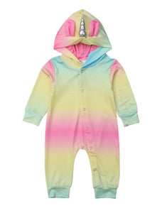 Rainbow unicorn jumpsuit