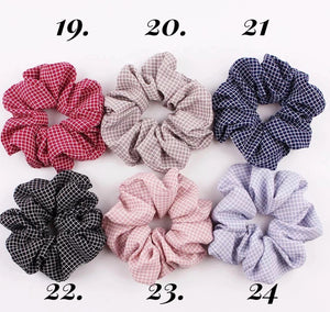 Patterned scrunchies