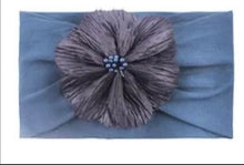 Load image into Gallery viewer, Stretchy flower headbands; 6 different colours
