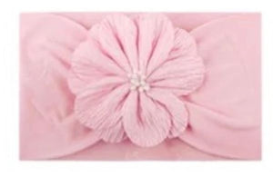 Stretchy flower headbands; 6 different colours