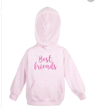Load image into Gallery viewer, Ladies “best friends” hoodie - mummy and me matching
