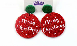 Christmas fashion earrings 🎄