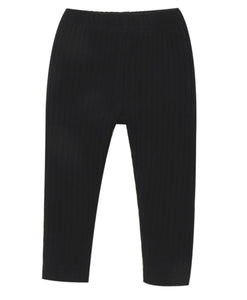 Ribbed tights - pink, black and white