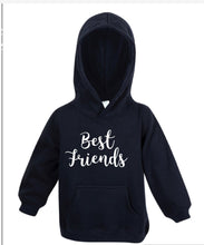 Load image into Gallery viewer, Ladies “best friends” hoodie - mummy and me matching
