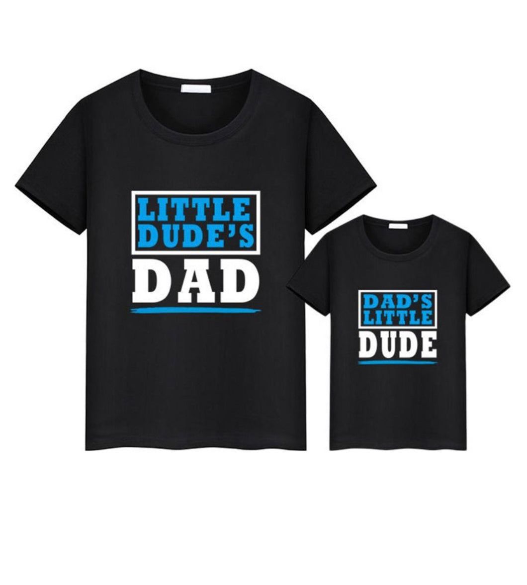 Family matching daddy and me tee