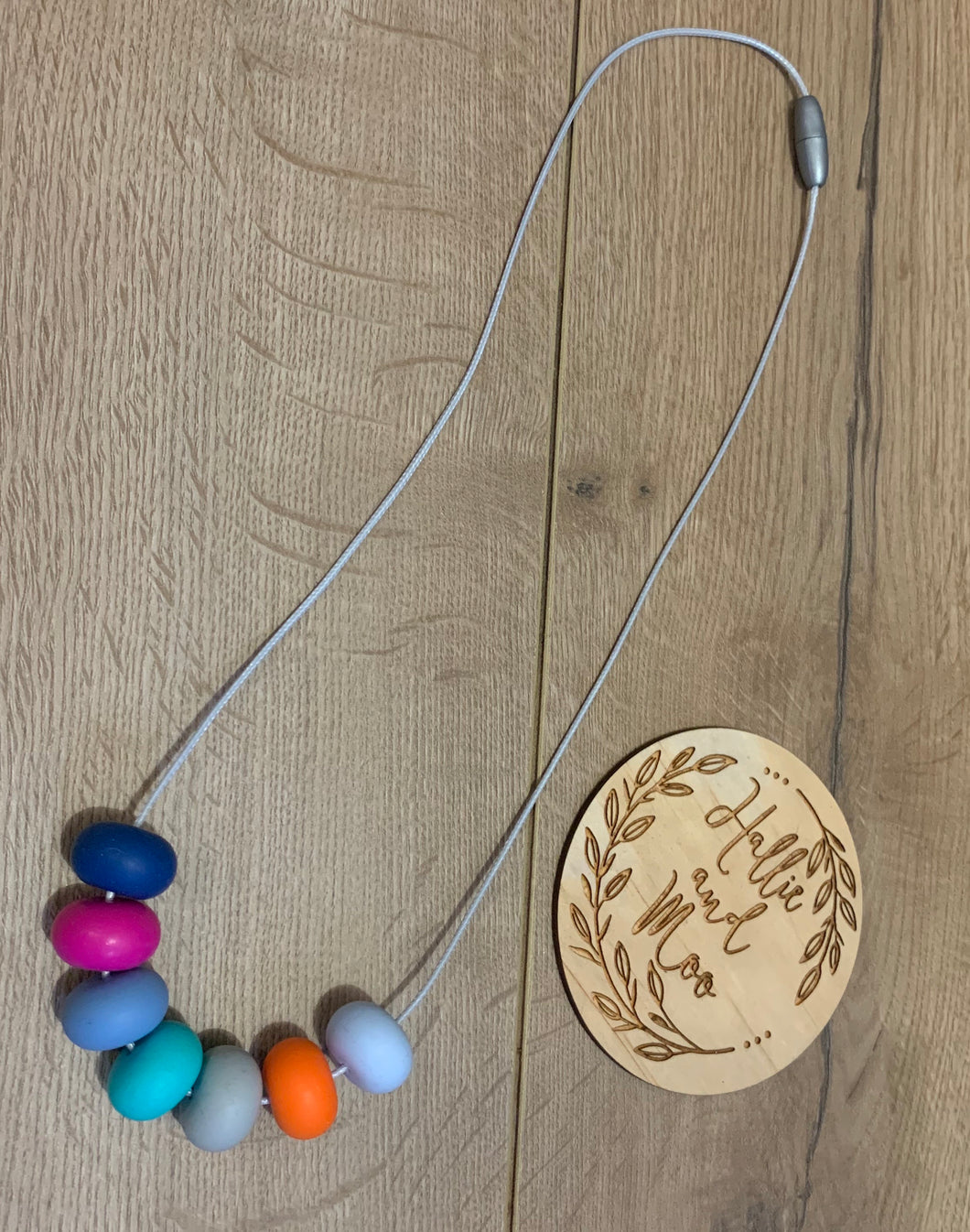 Silicon bead nursing necklace