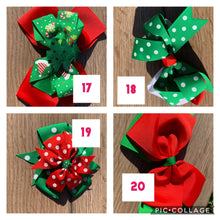 Load image into Gallery viewer, Christmas hair clips

