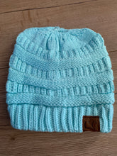 Load image into Gallery viewer, Ladies pony tail beanies - mummy range
