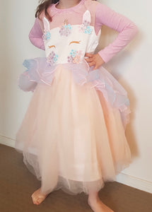 Gorgeous Unicorn dress; orange in colour