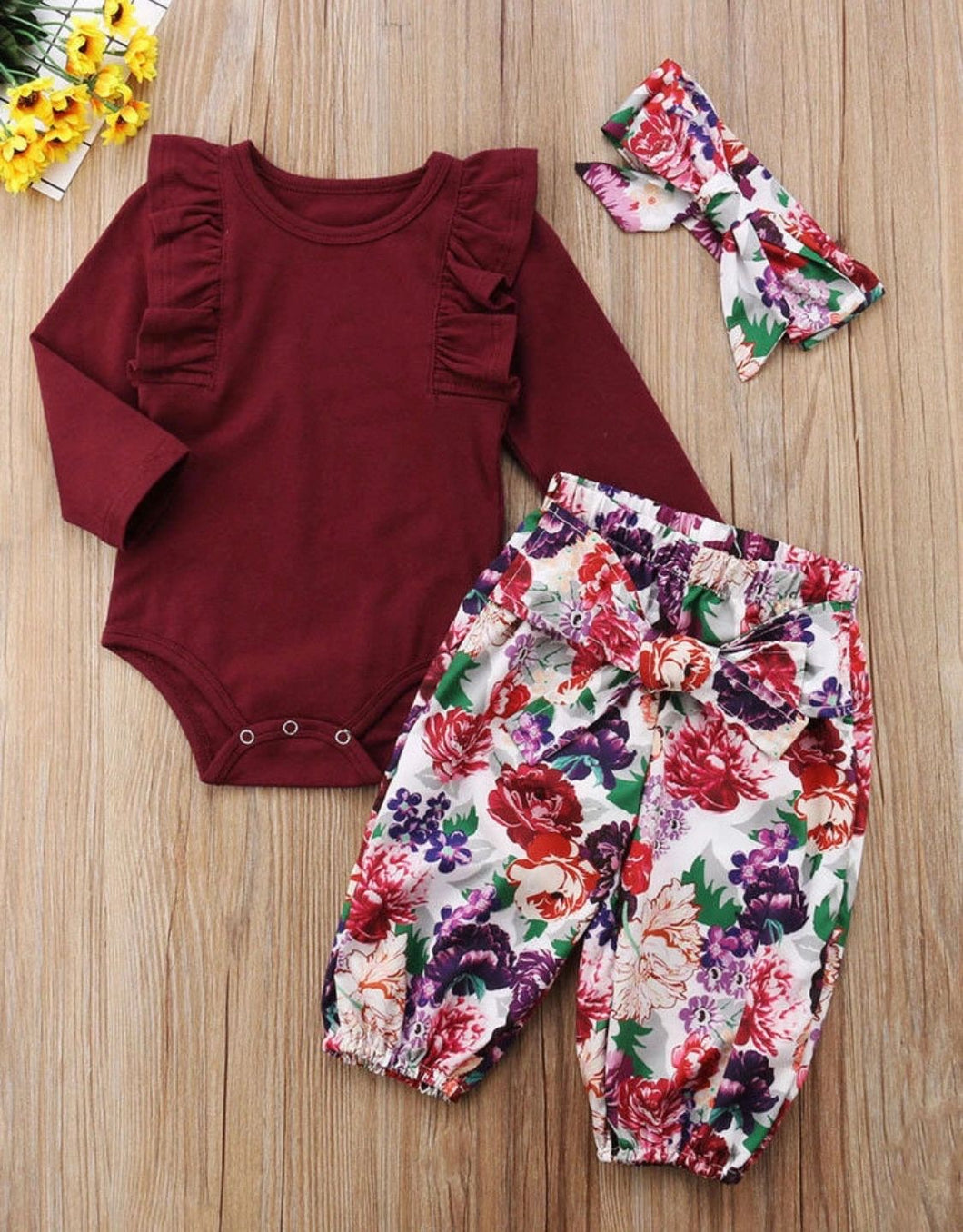 Floral pant set
