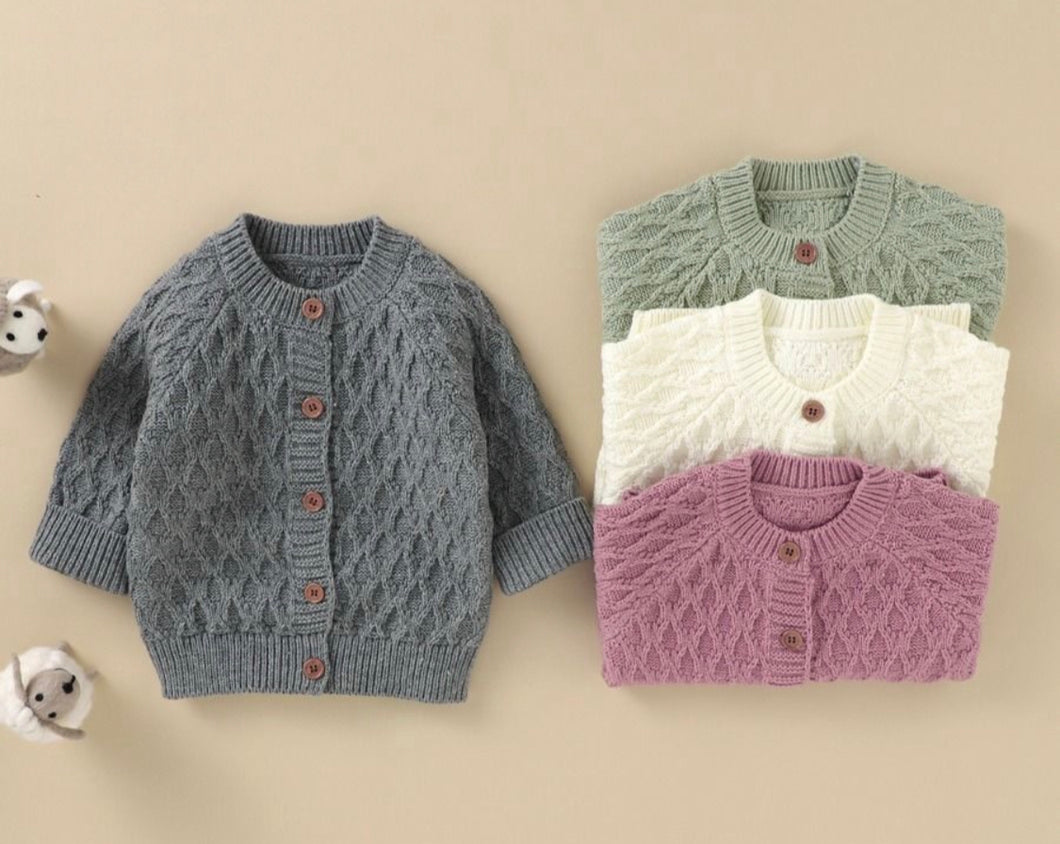 Gorgeous baby knit cardigans