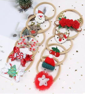 Christmas headbands - 10 pack