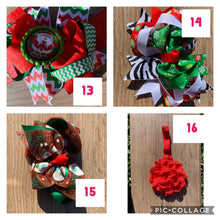 Load image into Gallery viewer, Christmas hair clips

