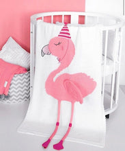Load image into Gallery viewer, Flamingo blanket
