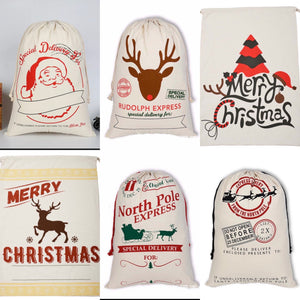 Hallie and Moo Personalised Christmas Santa sacks