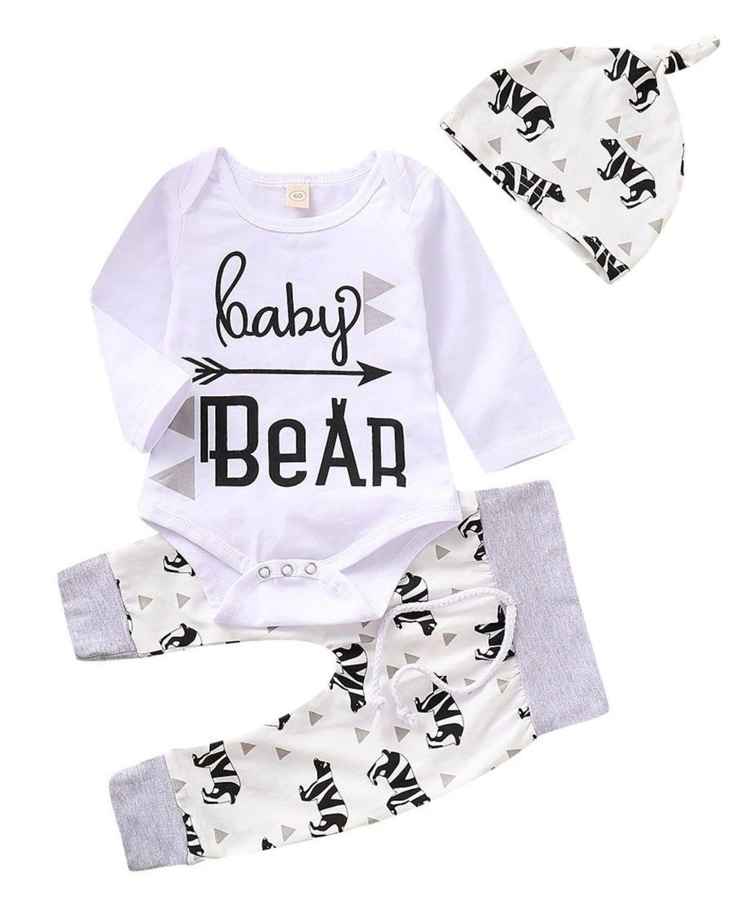 Three piece baby bear set