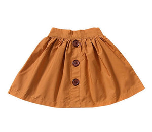 High waisted skirt- rust