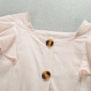 Gorgeous long sleeve buttoned dress
