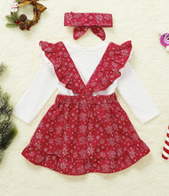 Load image into Gallery viewer, Baby girls three piece Christmas set
