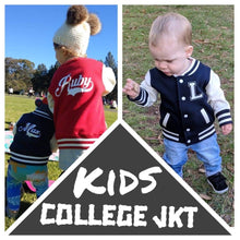 Load image into Gallery viewer, Personalised college jacket - kids
