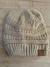 Load image into Gallery viewer, Ladies pony tail beanies - mummy range
