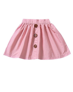 High waisted skirt- pink
