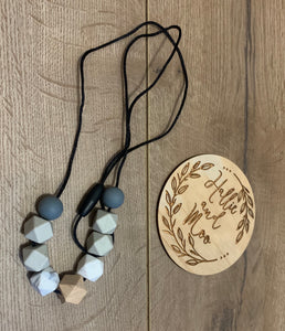 Silicon bead nursing necklace